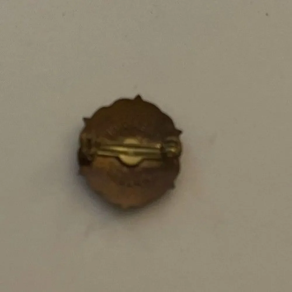 Lapel Pin, Vintage Methodist Sunday school Pin, Logo consist of Cross and flame